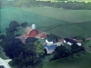 Aerial view of the Friendly Acres farm in 1957.