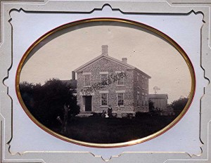 Hinkley house (A.K.A. The Cobblestone House), circa 1900