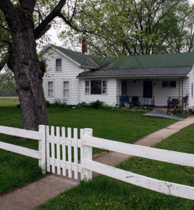 House on Marten family farm in Eagle, Wisconsin. 2009.
