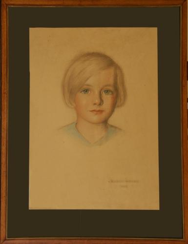 Young Girl (Ann (Stibbe) Meyer) by Dwight Shepler 1929