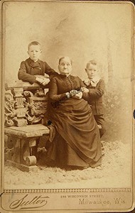 Mary Cutler Daniels Hinkley  with her grandsons