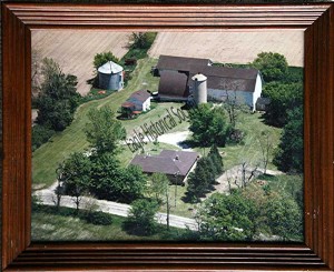 aerial photo of Hillcrest Farms-1981