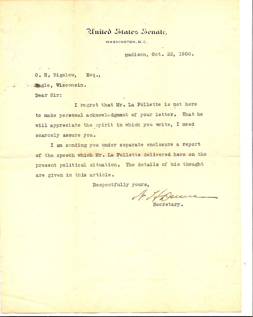 09-58-1-Letter-From-US-Senate-to-OH-Bigelow-Oct-22-1908