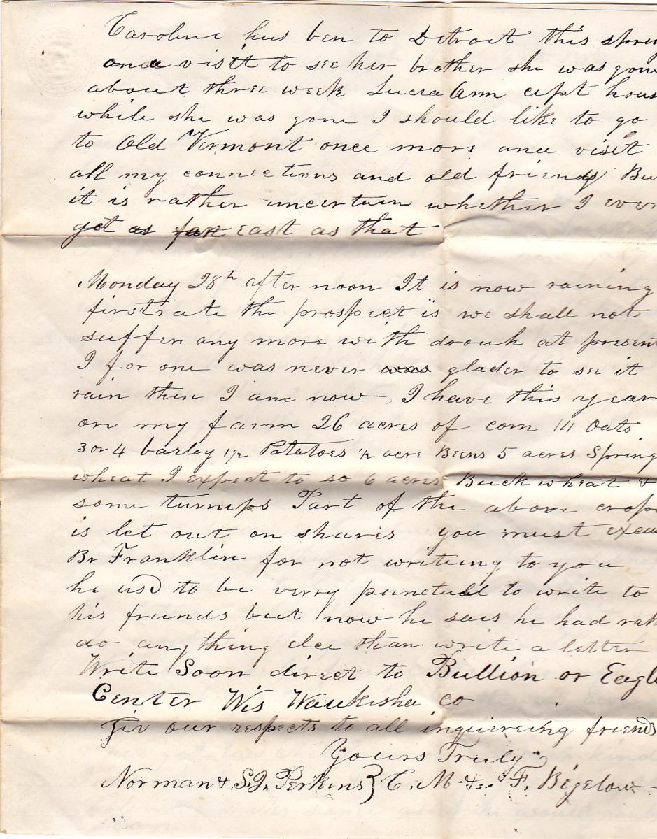 Bigelow-Letter-6-27-1852-p3